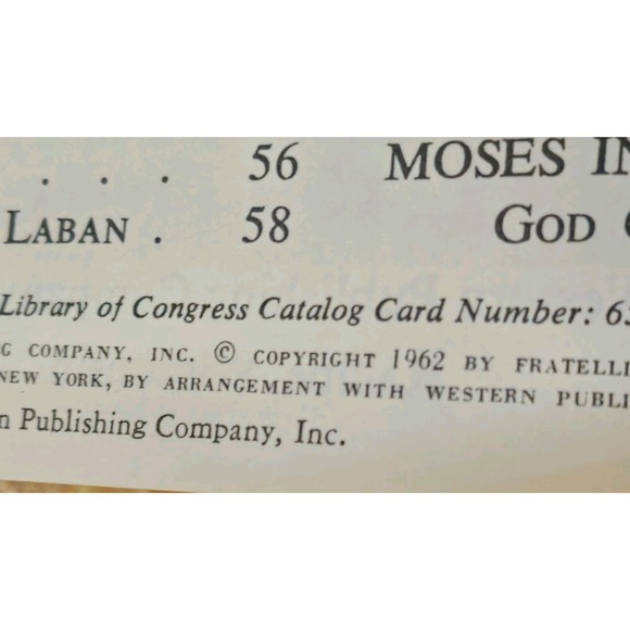 1965 The Children's Bible Golden Press Illustrated Stories Hardcover Vintage - Picture 9 of 9